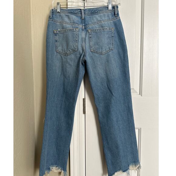 We the Free People Maggie‎ Mid Rise Distressed Jeans 25 - Picture 4 of 6